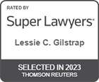 Rated by Super Lawyers | Lessie C. Gilstrap | Selected in 2023 | Thomson Reuters